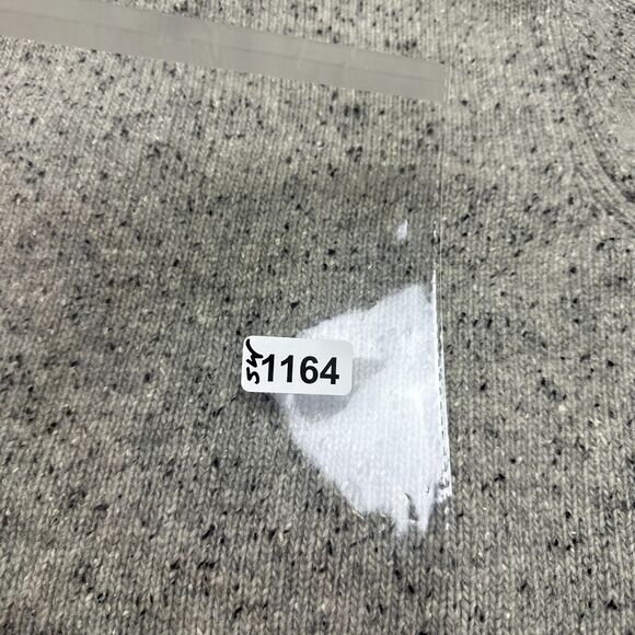 UNTUCKit Sweater Mens Large Grey 3 Button Lambswool Blend Cabincore Gorp Comfort - Picture 11 of 11